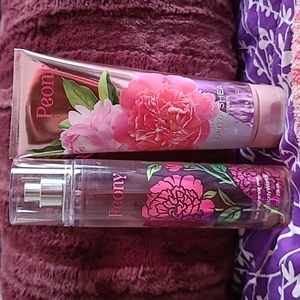 Bath and Body works Peony set